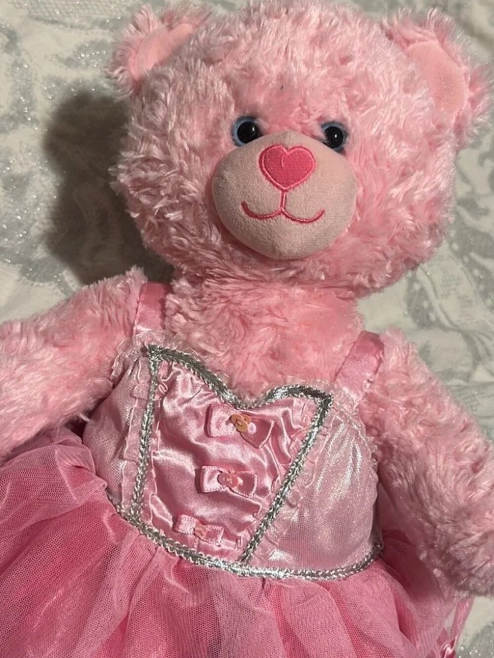 NWT‎ Build-A-Bear Pink Ballerina Heart Teddy Bear - Picture 3 of 6